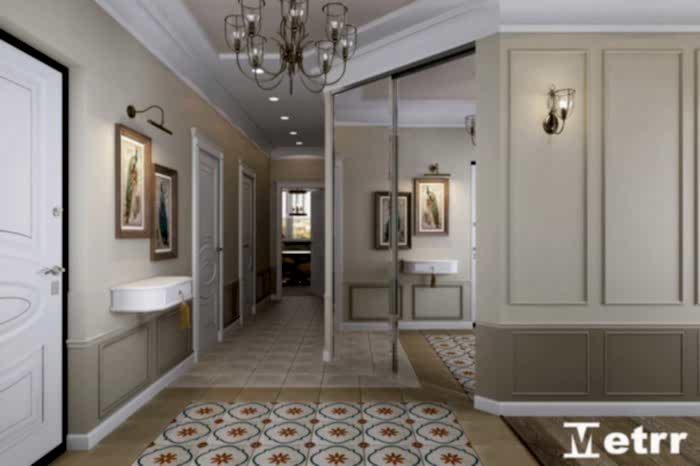  Дизайн проект трехкомнатной квартиры ЖК Олимпия Парк