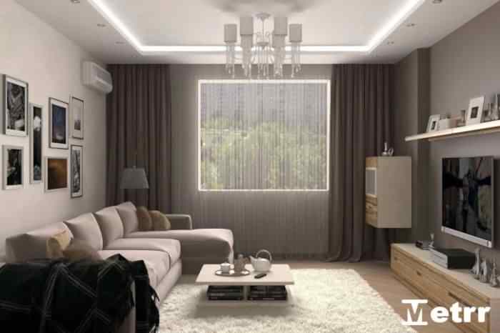 Дизайн - проект трехкомнатной квартиры по ул.Врубеля, г.Алматы