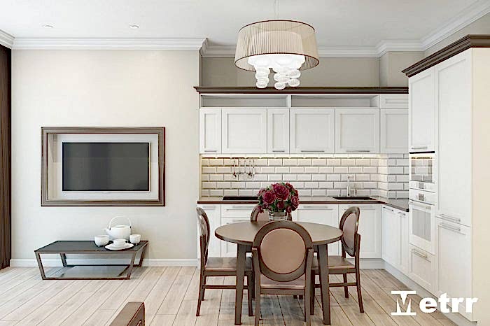 Дизайн - проект двухкомнатной квартиры ЖК на Вилоновской