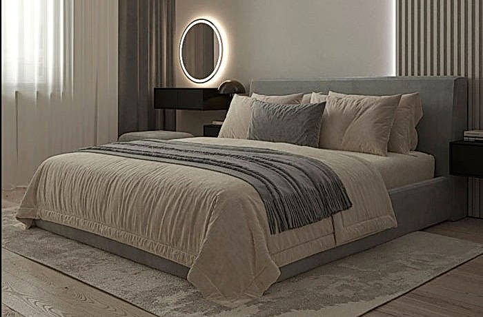 Дизайн проект трехкомнатной квартиры ЖК Амград