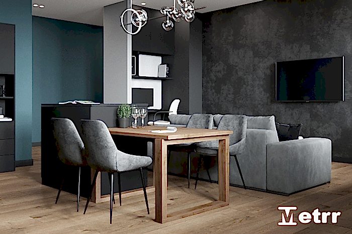 Дизайн проект двухкомнатной квартиры в ЖК 311