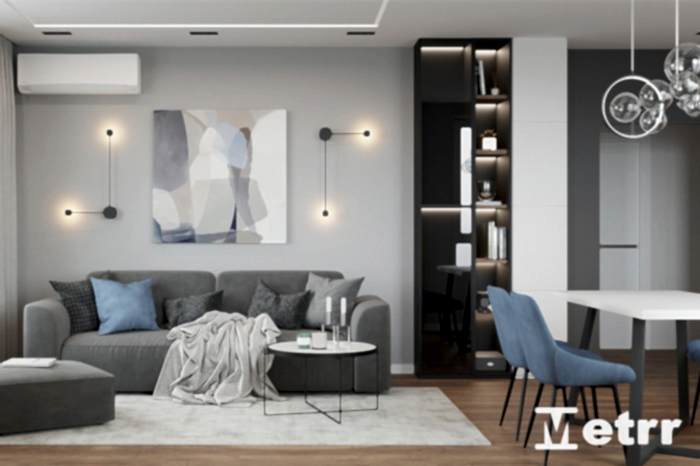 Дизайн-проект двухкомнатной квартиры Южный город