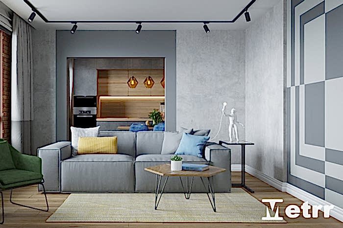 Дизайн-проект трехкомнатной квартиры Южный город